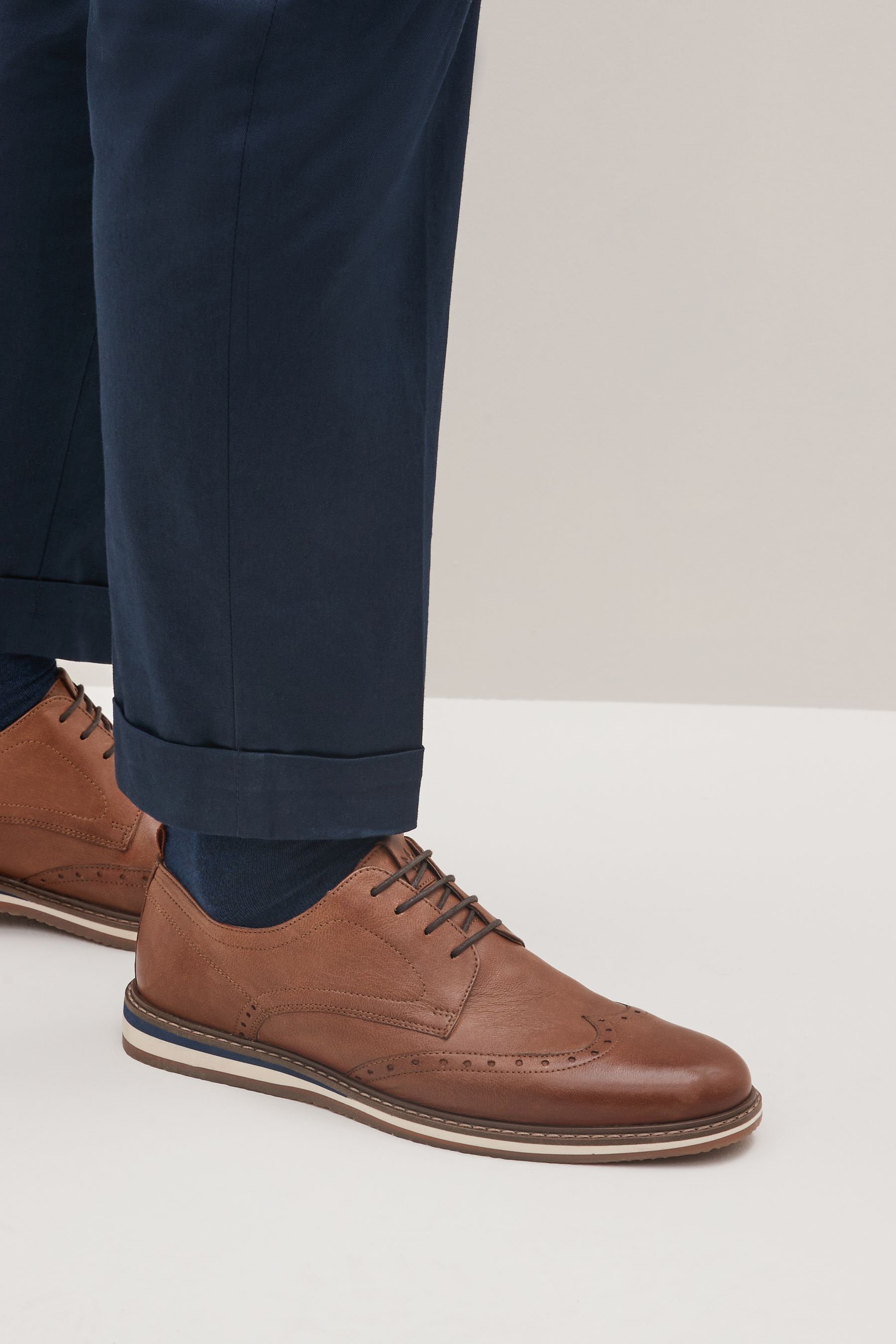 Mens wedge clearance brogues