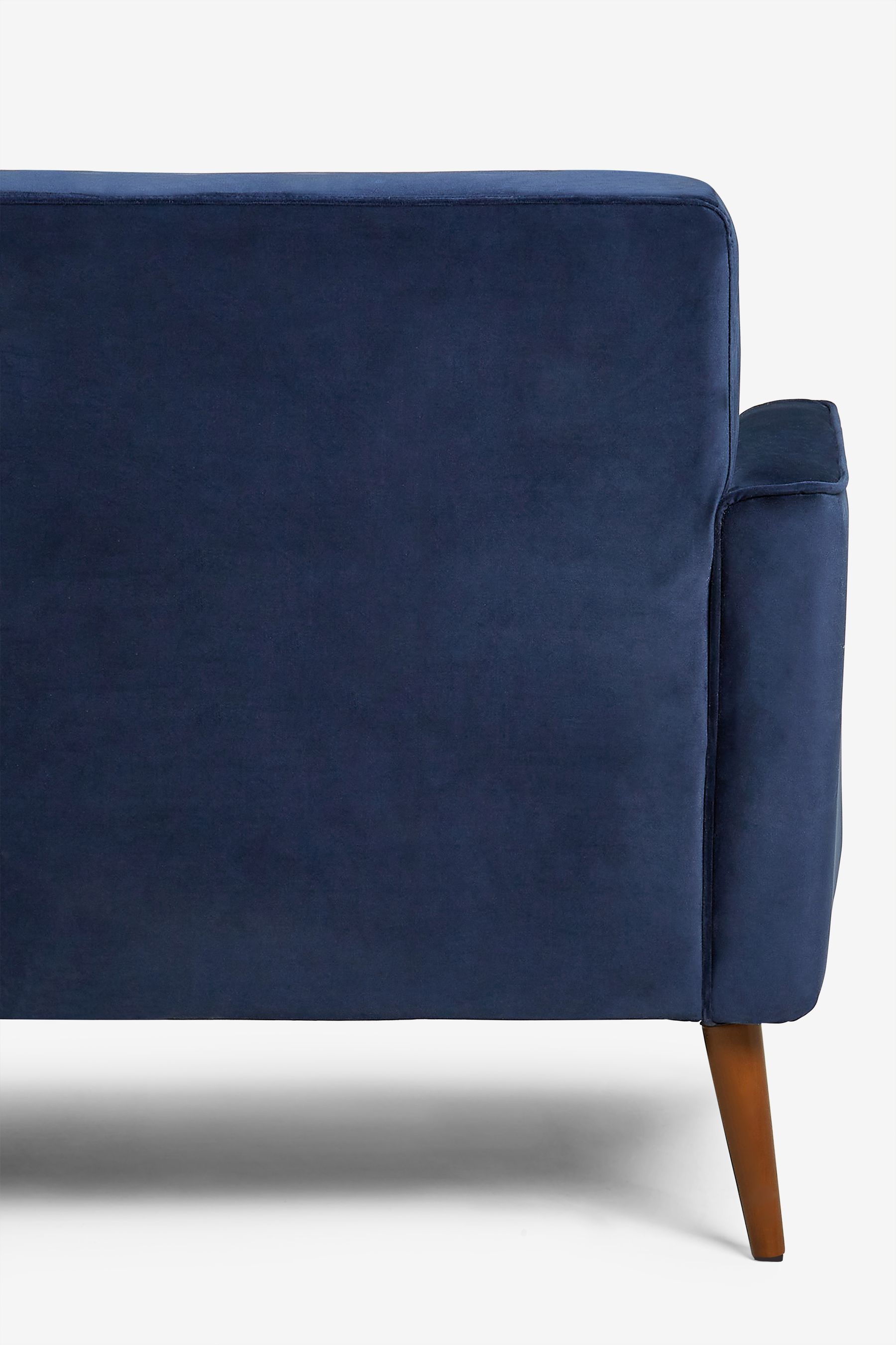 Next navy velvet sofa sale