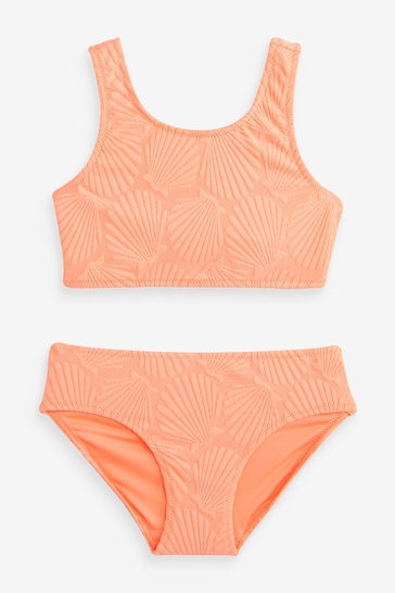 Buy Orange Shell Textured Bikini (3-16yrs) from the Next UK online shop
