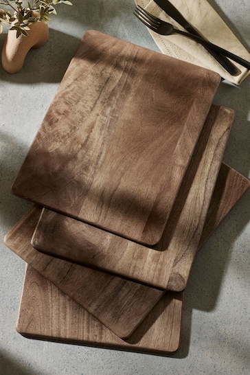 Set of 4 Natural Kellan Wooden Placemats