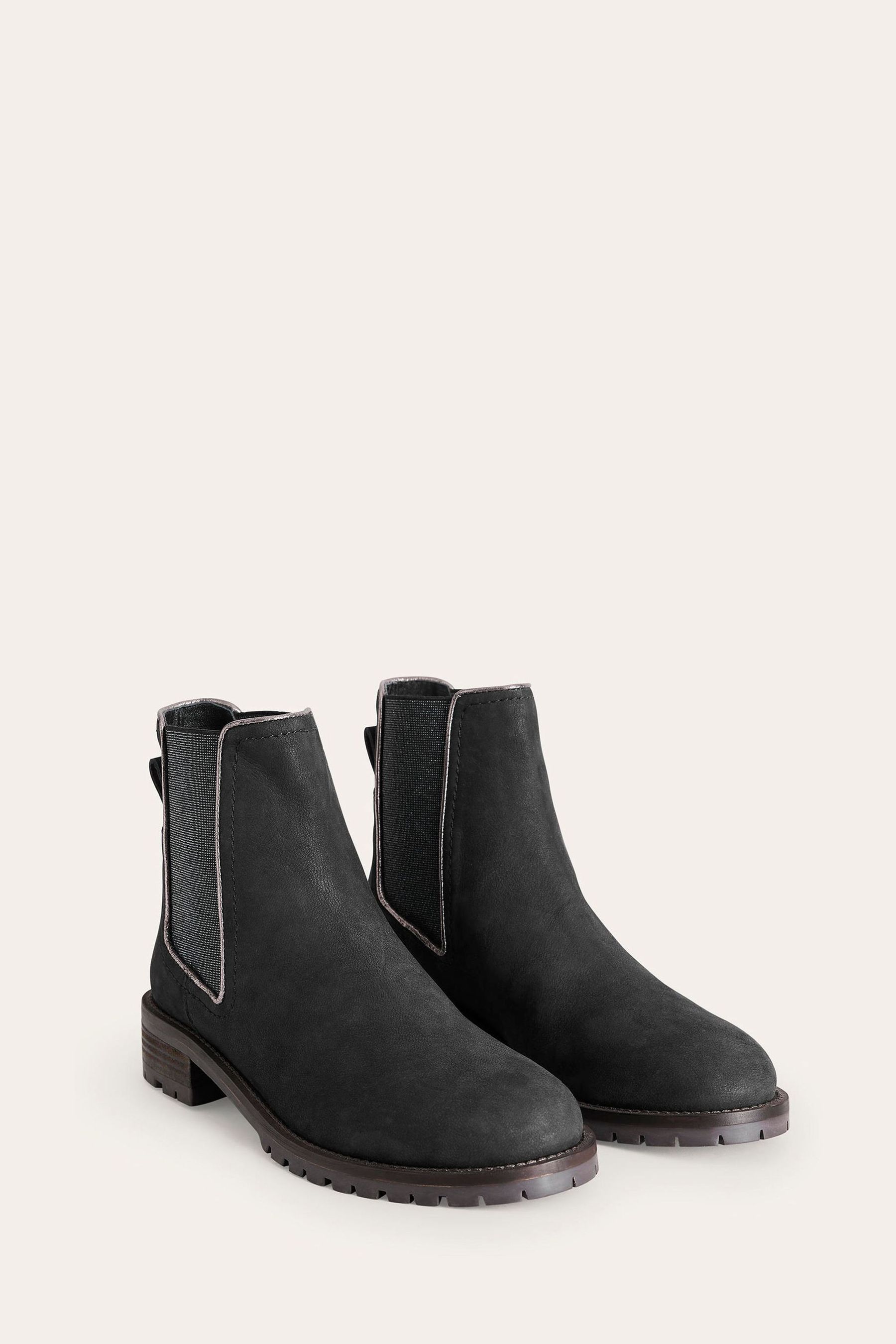 Boden black suede boots discount