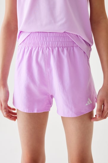 adidas Purple Sportswear Essentials Aeroready 3-Stripes Shorts