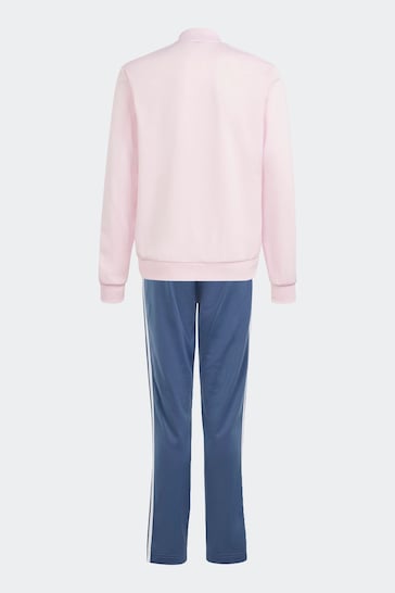 adidas Pink Sportswear Essentials 3-Stripes Tracksuit
