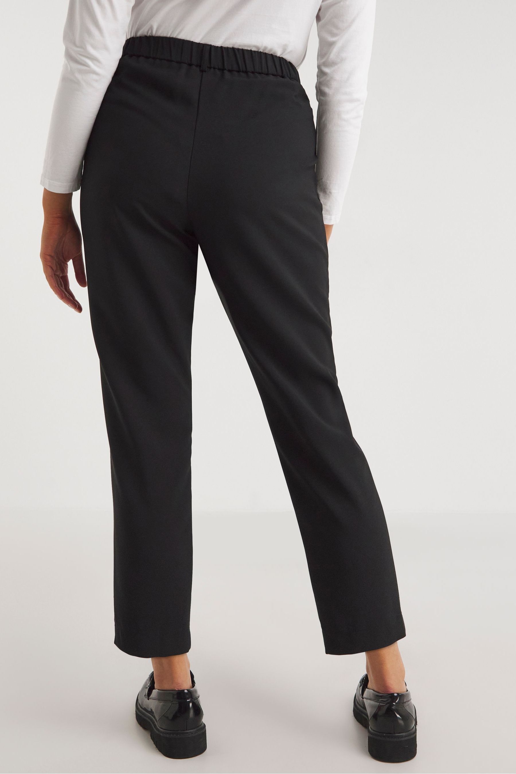 Black cigarette trousers next sales