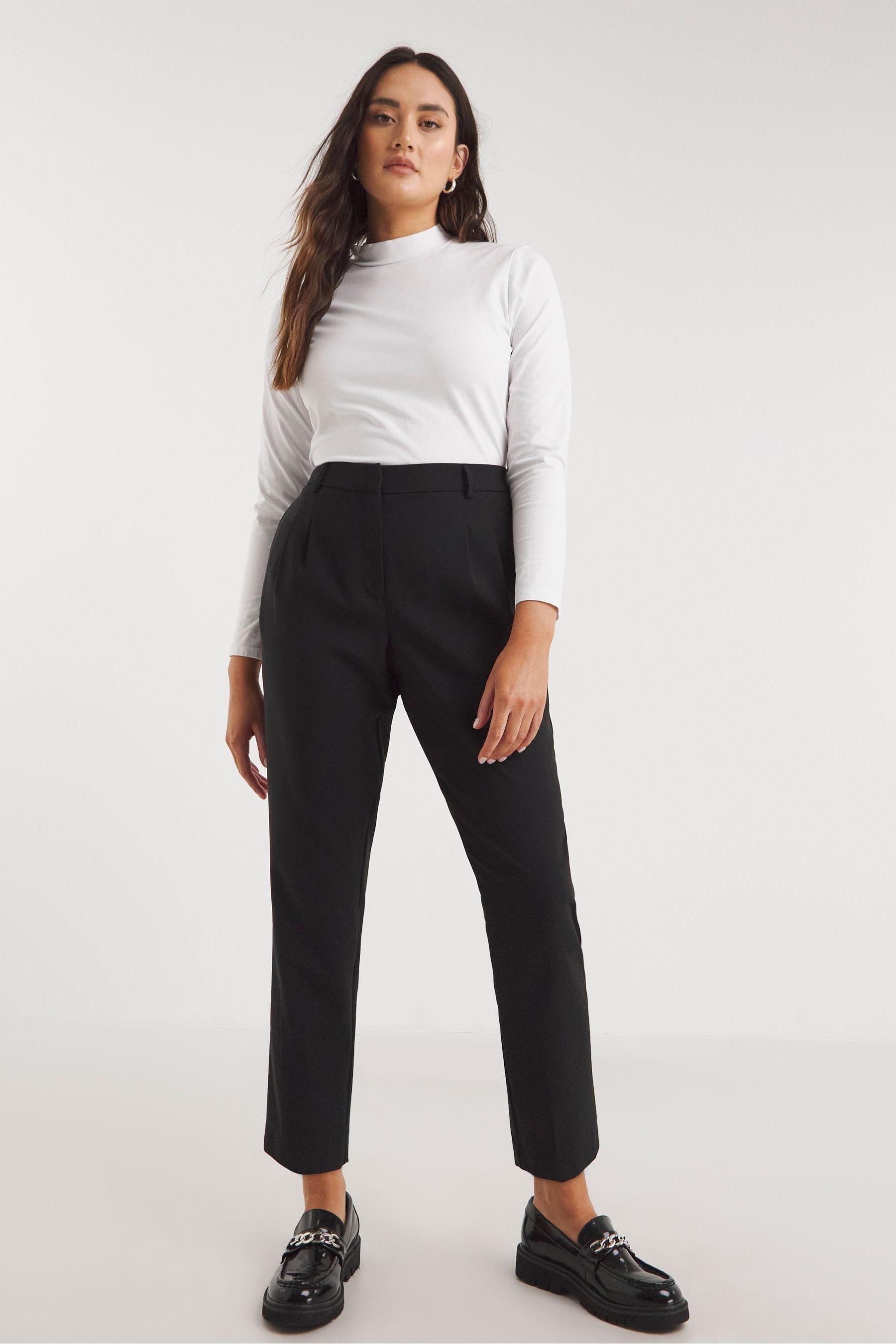 Black cigarette trousers next new arrivals