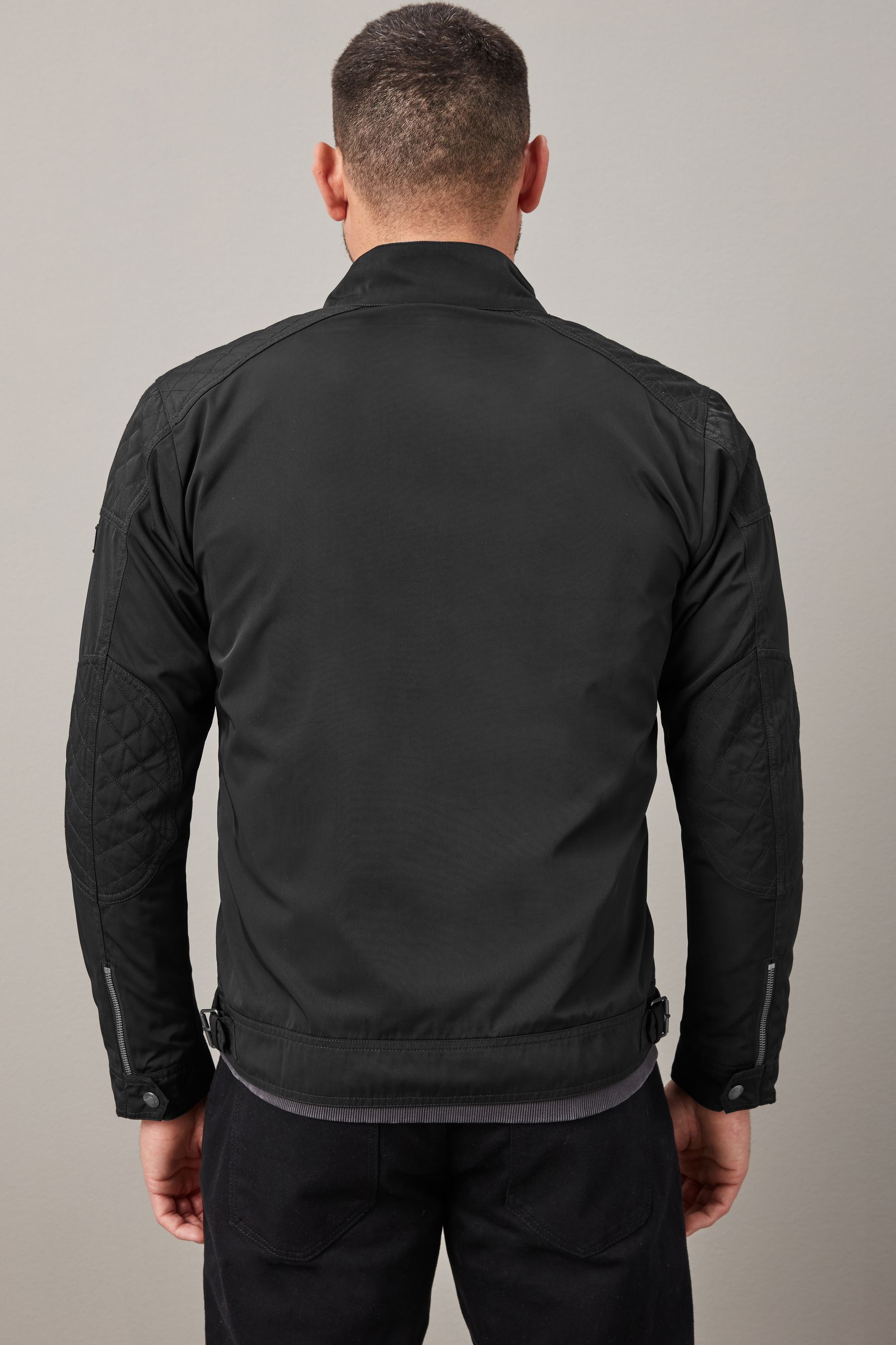 Shower online leather jacket