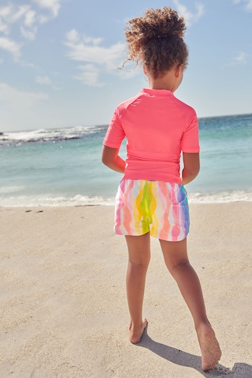 Multi Rainbow Beach Shorts