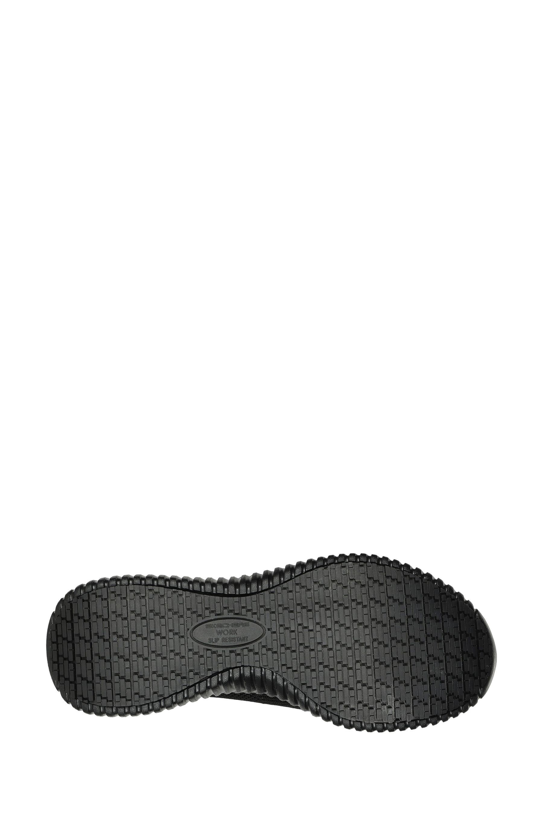 Buy Skechers Black Womens Cessnock Gwynedd Slip Resistant Trainers