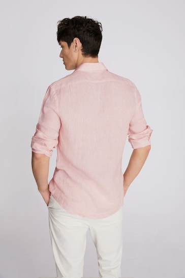 MOSS Tailored Fit Linen Shirt