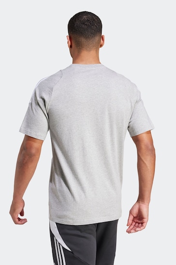 adidas Grey Tiro 24 Sweat T-Shirt