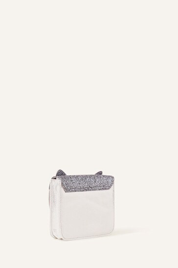 Angels By Accessorize Silver Sparkle Fox Cross Body Bag