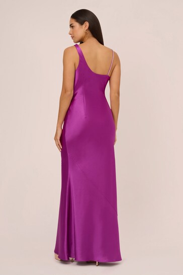 Aidan by Adrianna Papell Satin A-Line Gown