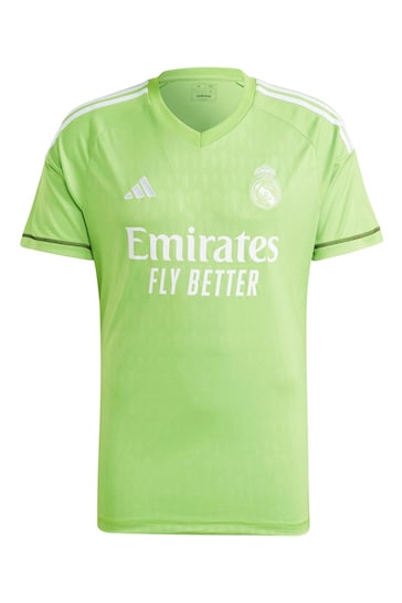 adidas Green Real Madrid Home Goalkeeper Shirt