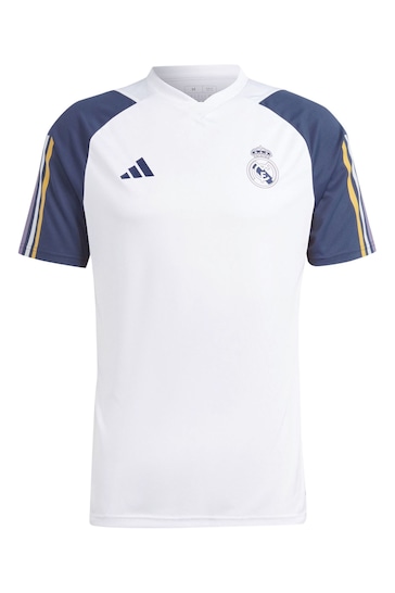 adidas White Real Madrid Training Jersey