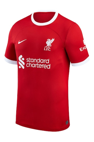Nike Red Almiron - 24 Jr. Liverpool Stadium 23/24 Home Football Shirt Kids
