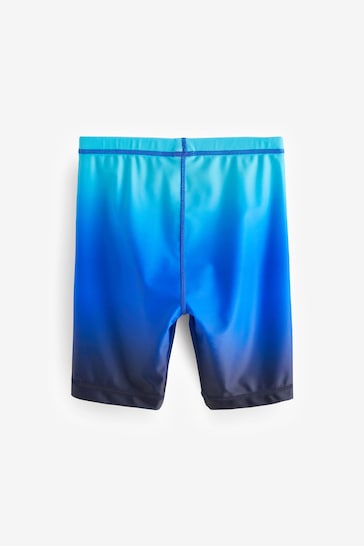 Blue Longer Length Stretch Swim Shorts (3-16yrs)
