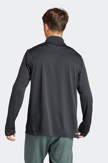 adidas Black Train Essentials Training Long Sleeve Sweatshirt