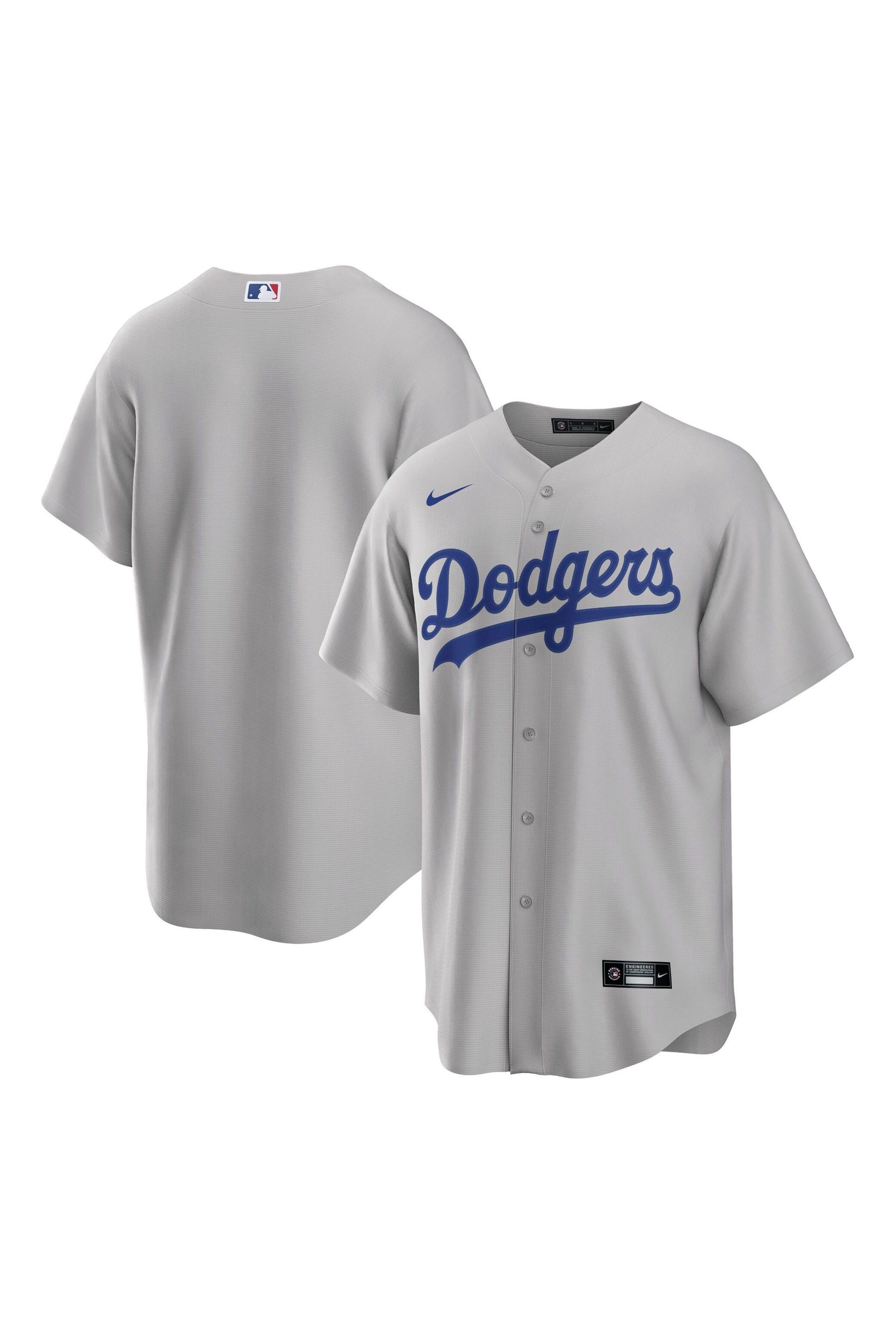 La dodgers sales grey jersey