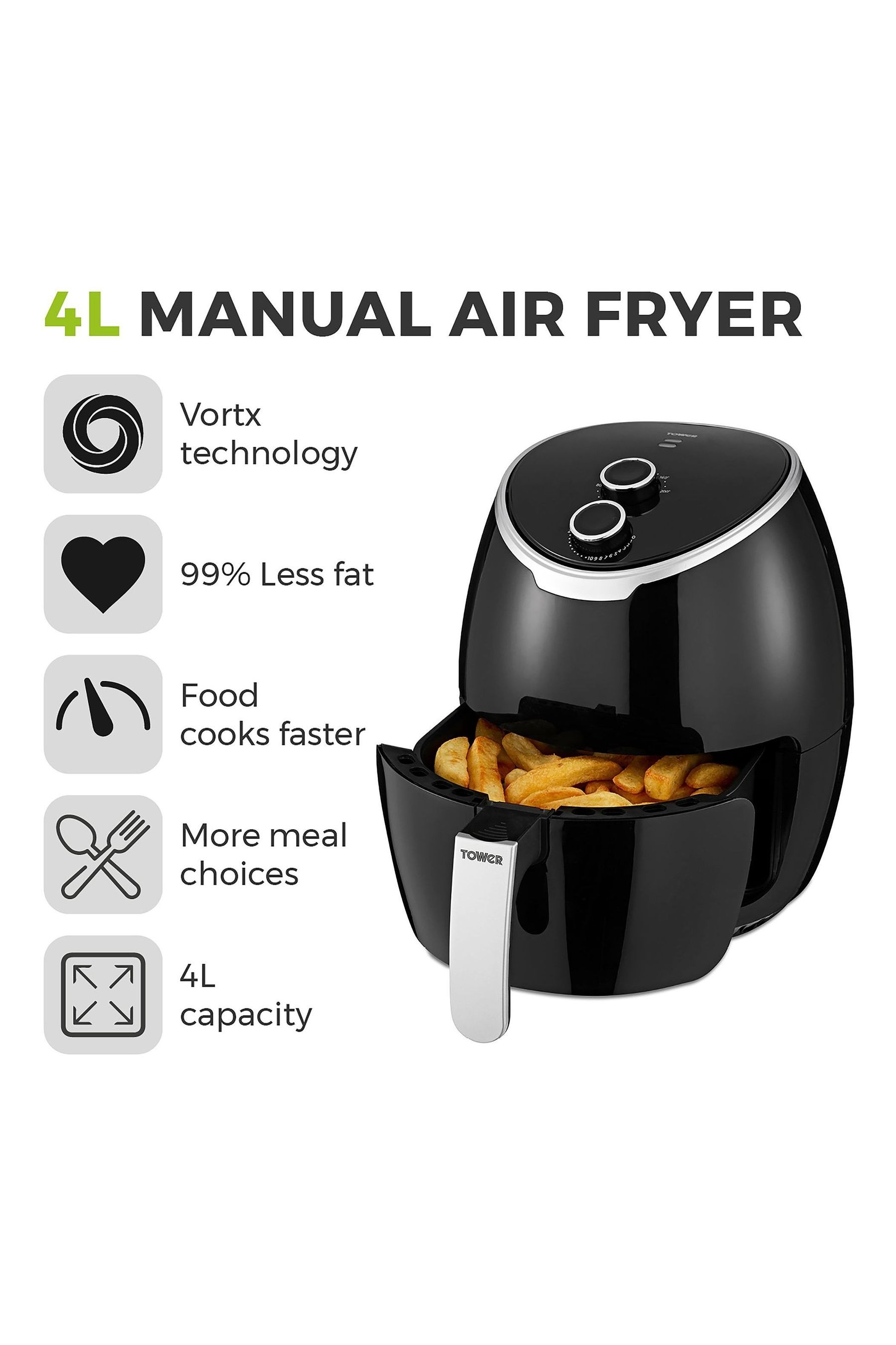 Hot air fryer tower sale