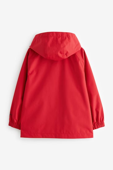 Red Waterproof Anorak Coat (3-16yrs)