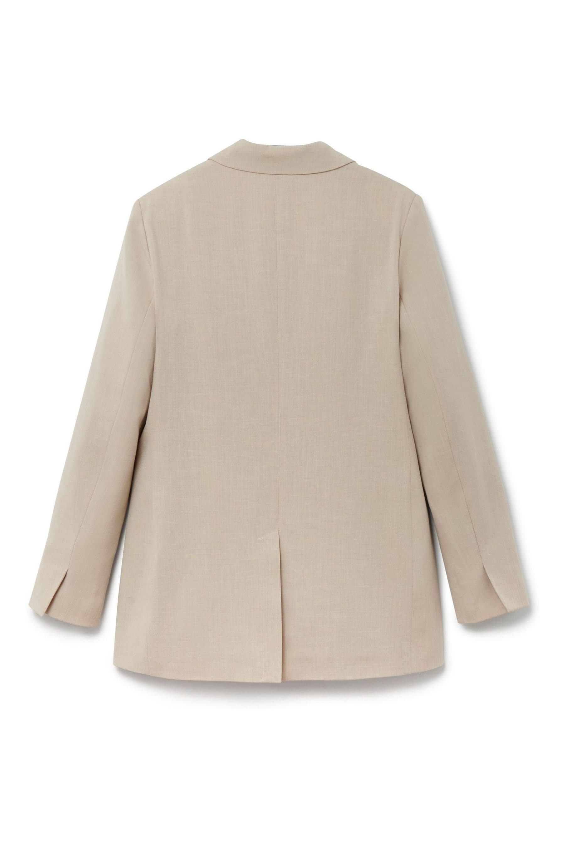Oversized linen clearance blazer