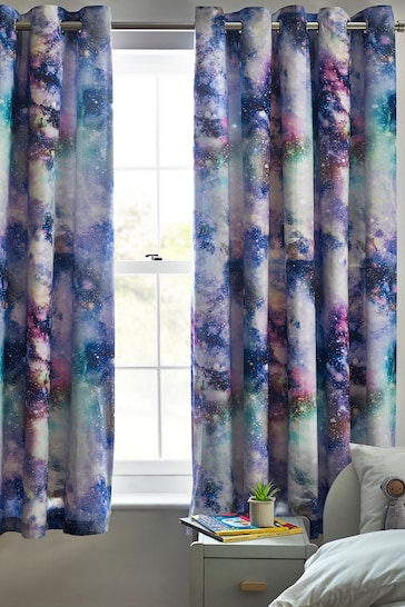 Multi Galactic Space Blackout Curtains