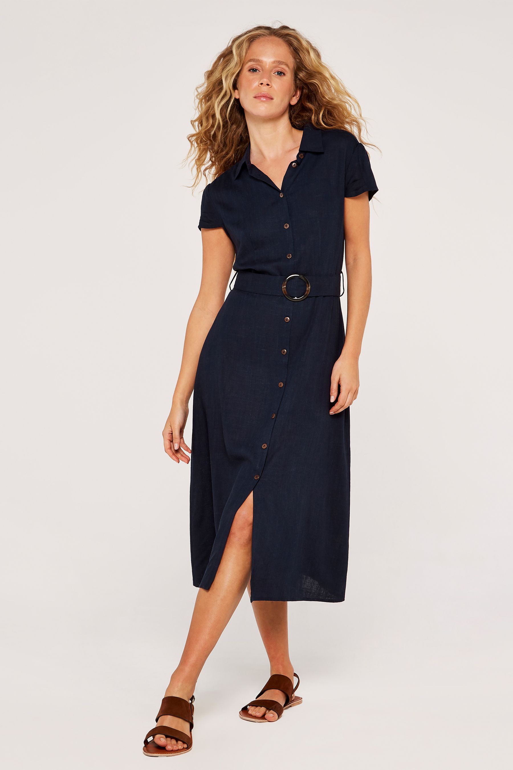Apricot navy dress discount