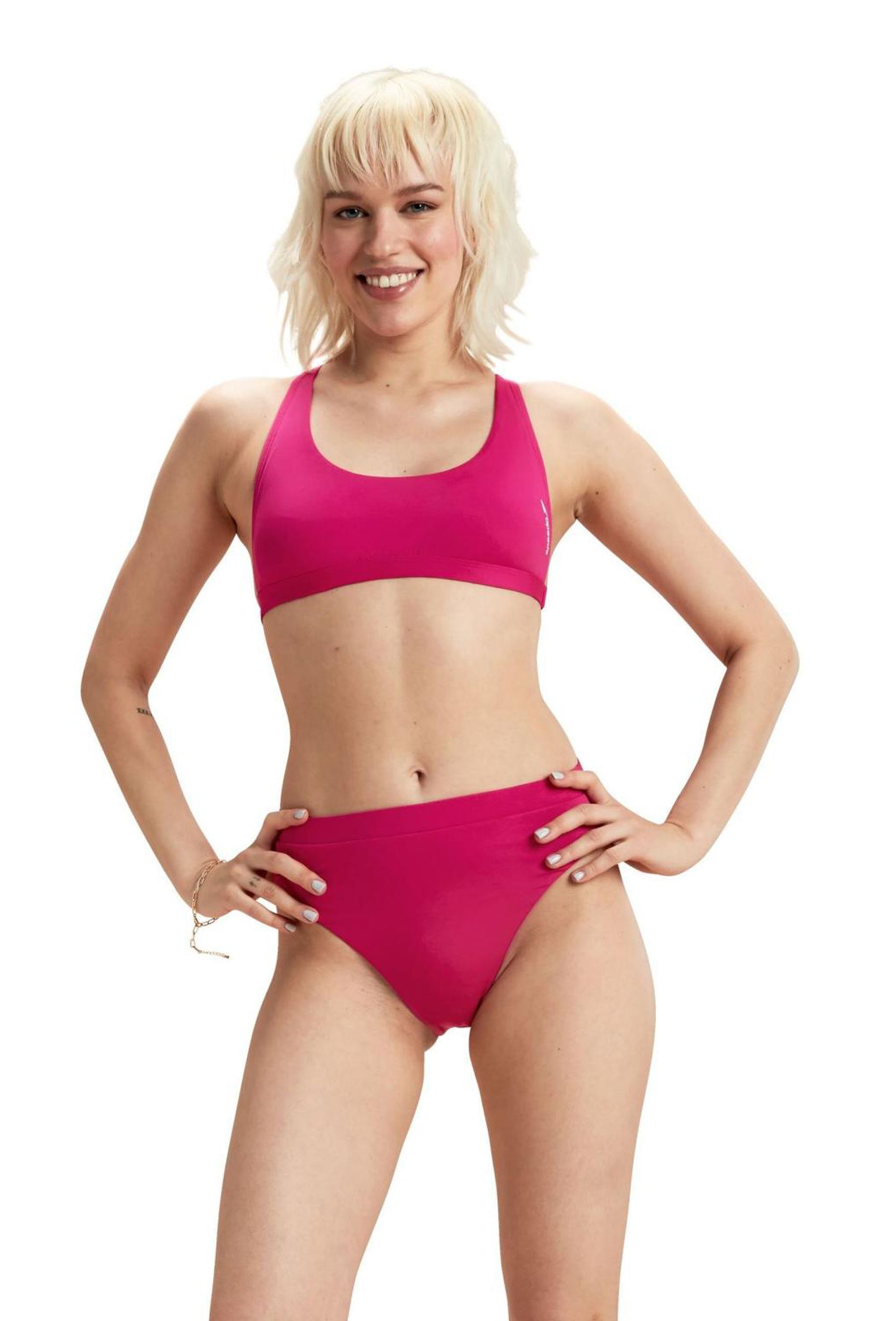 Buy Speedo Pink FLU3NTE Bikini Top from the Next UK online shop