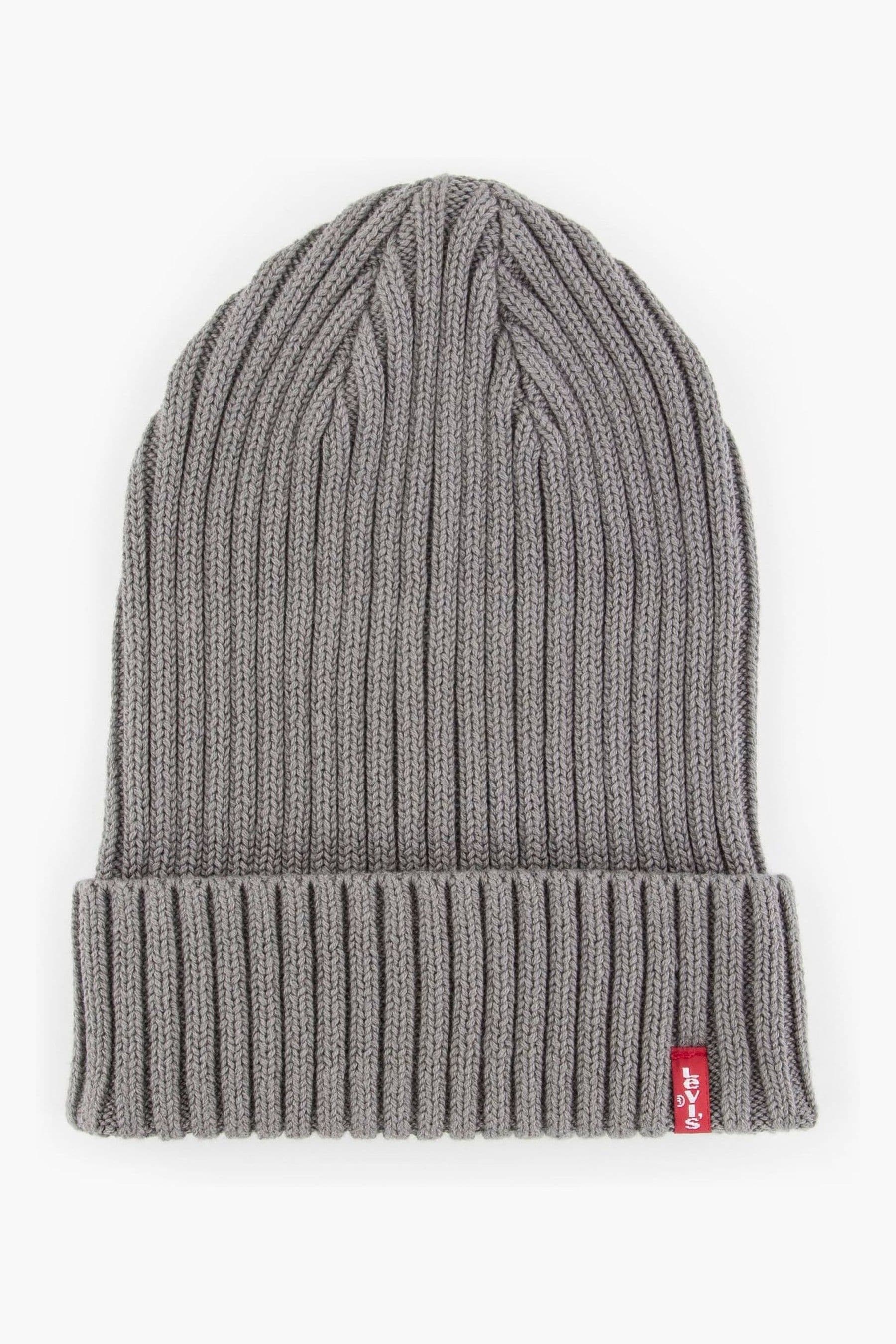Buy Levi s Grey Ribbed Beanie from the Next UK online shop