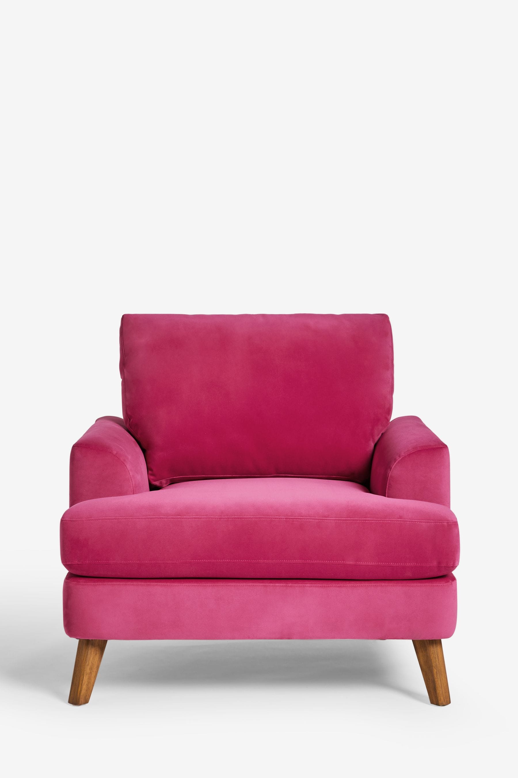 Fuchsia velvet sales loveseat