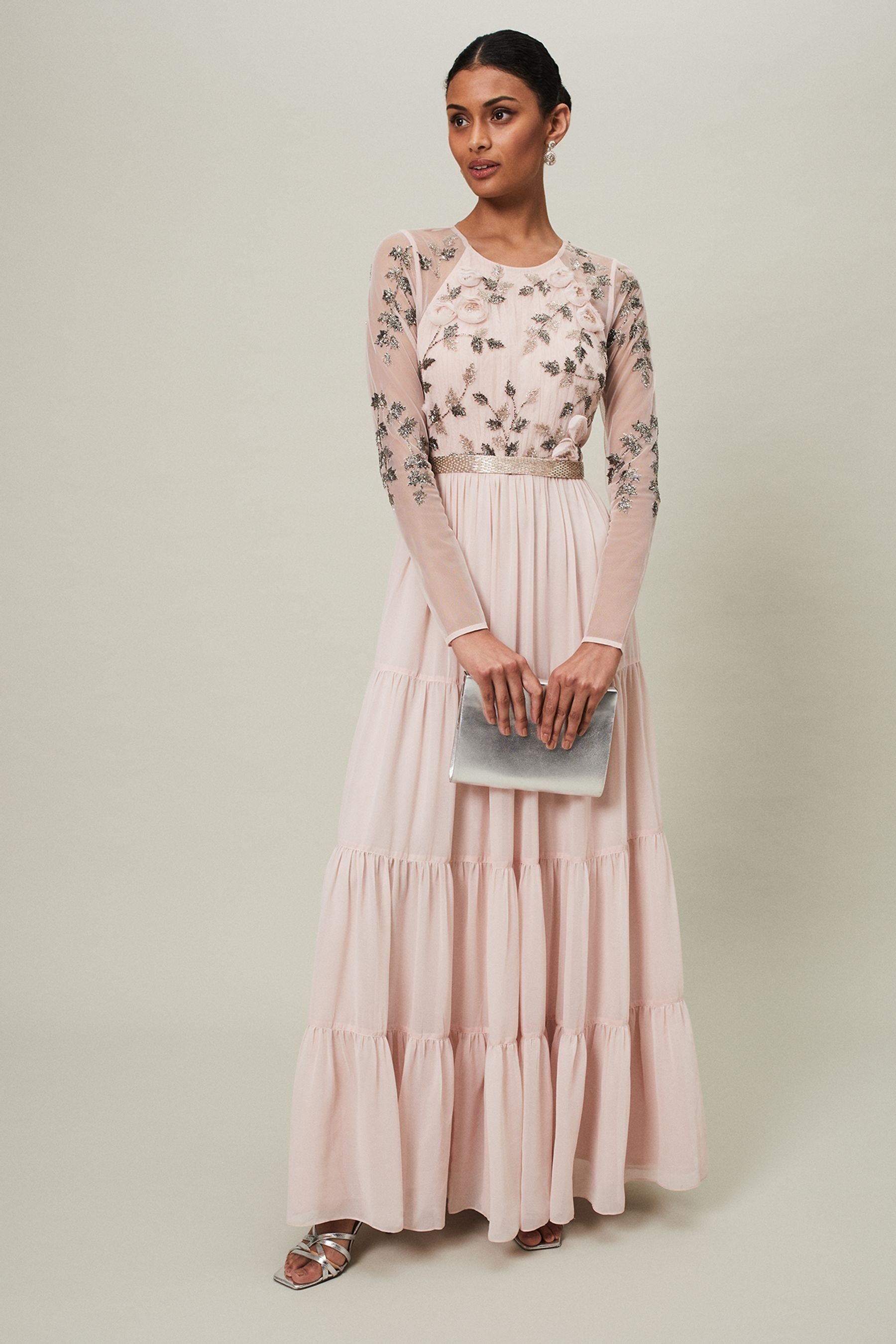 Beaded maxi dress online uk