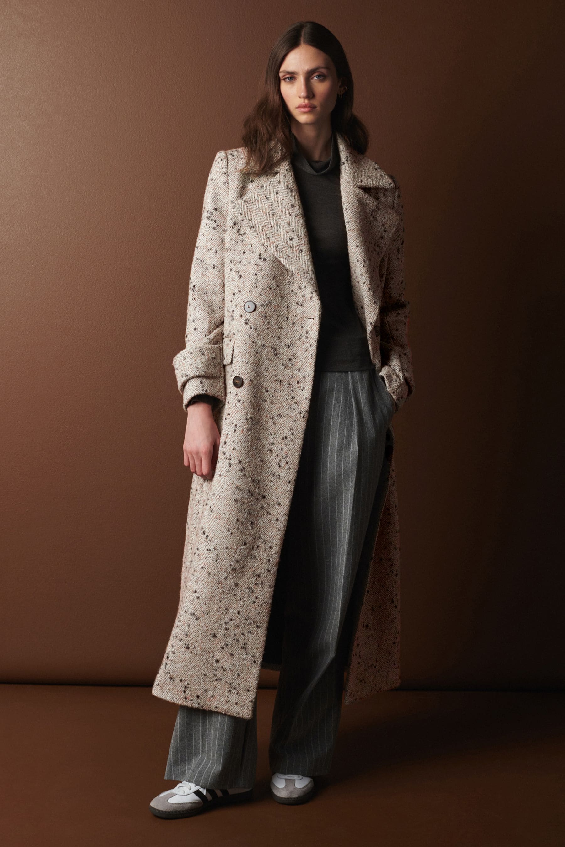 Maxi sales grey coat