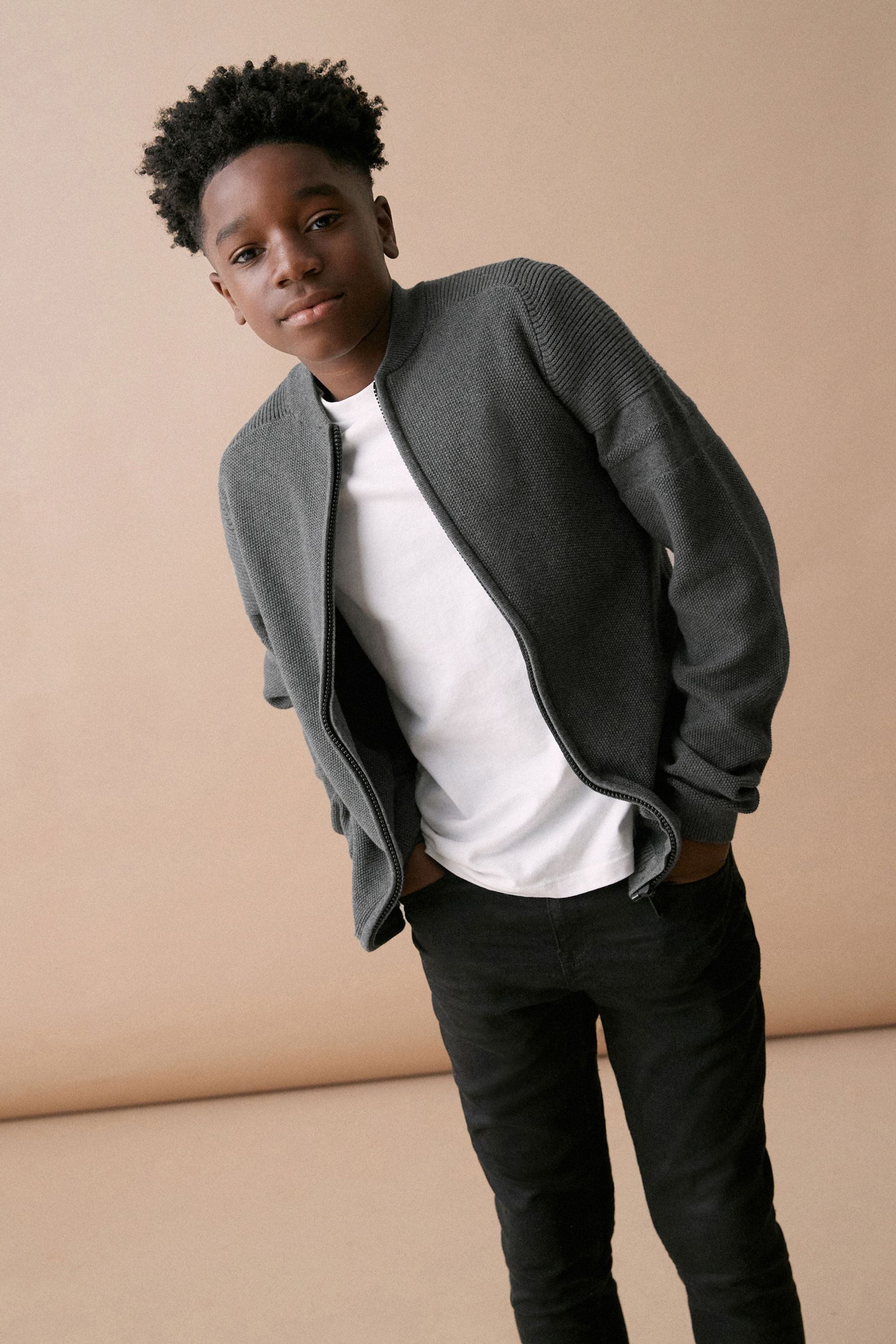 Charcoal grey bomber jacket cheap
