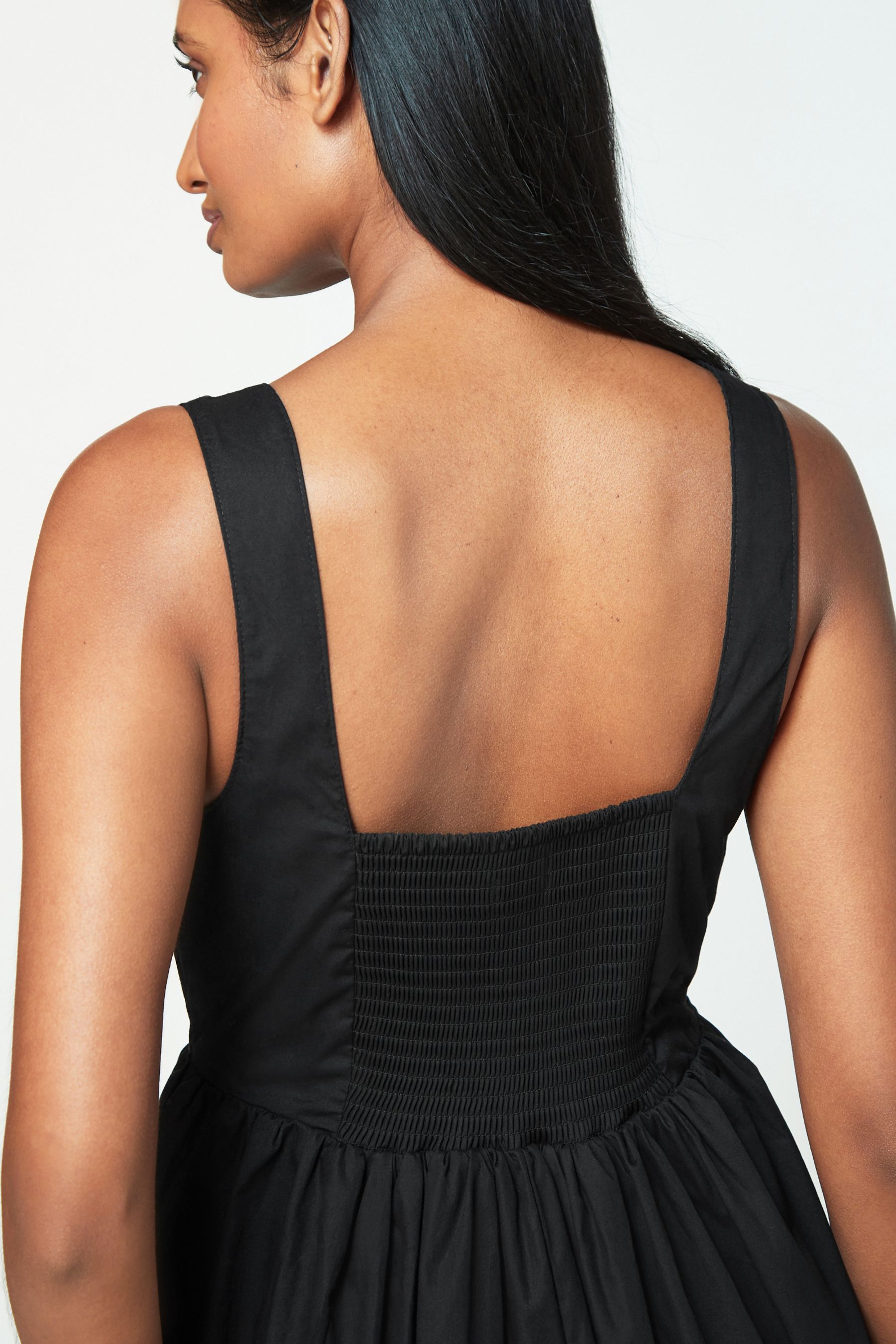 Buy Black Summer Poplin Dress from the Next UK online shop