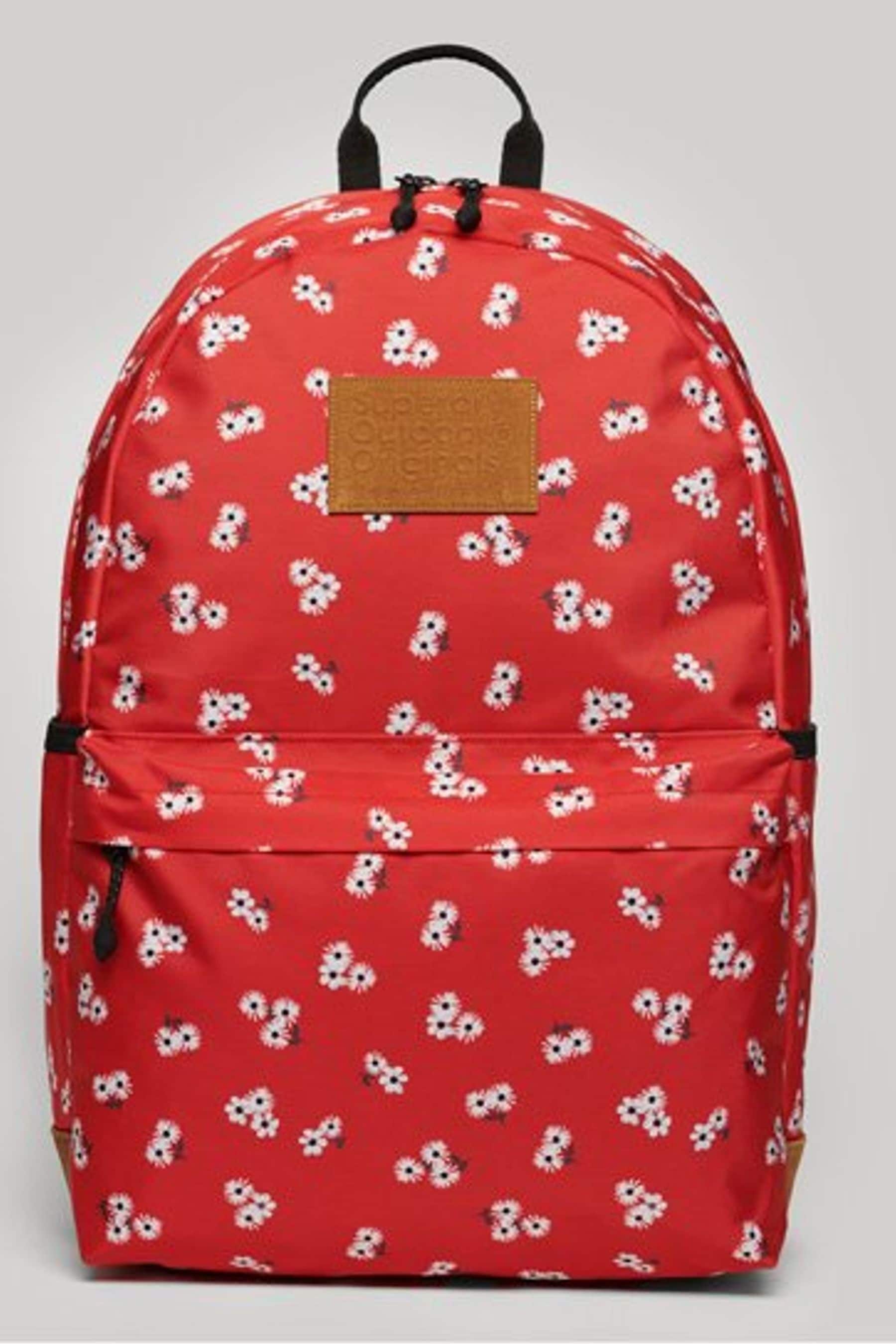 Superdry red shop bag