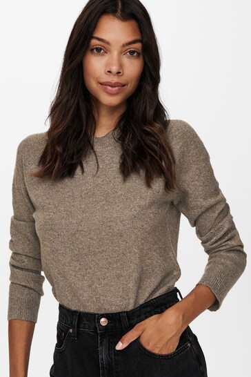 ONLY Brownie Round Neck Knitted Jumper