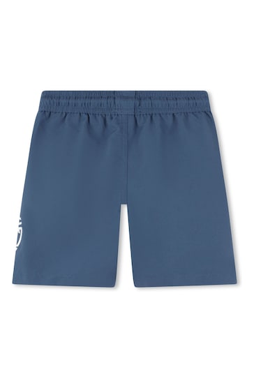 Timberland Medium Blue Swim Shorts With Lining