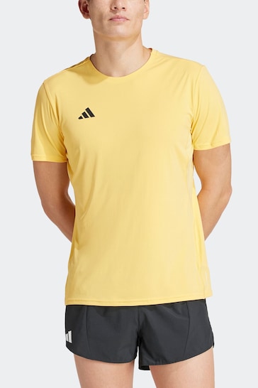 adidas Orange Adizero Essentials Running T-Shirt