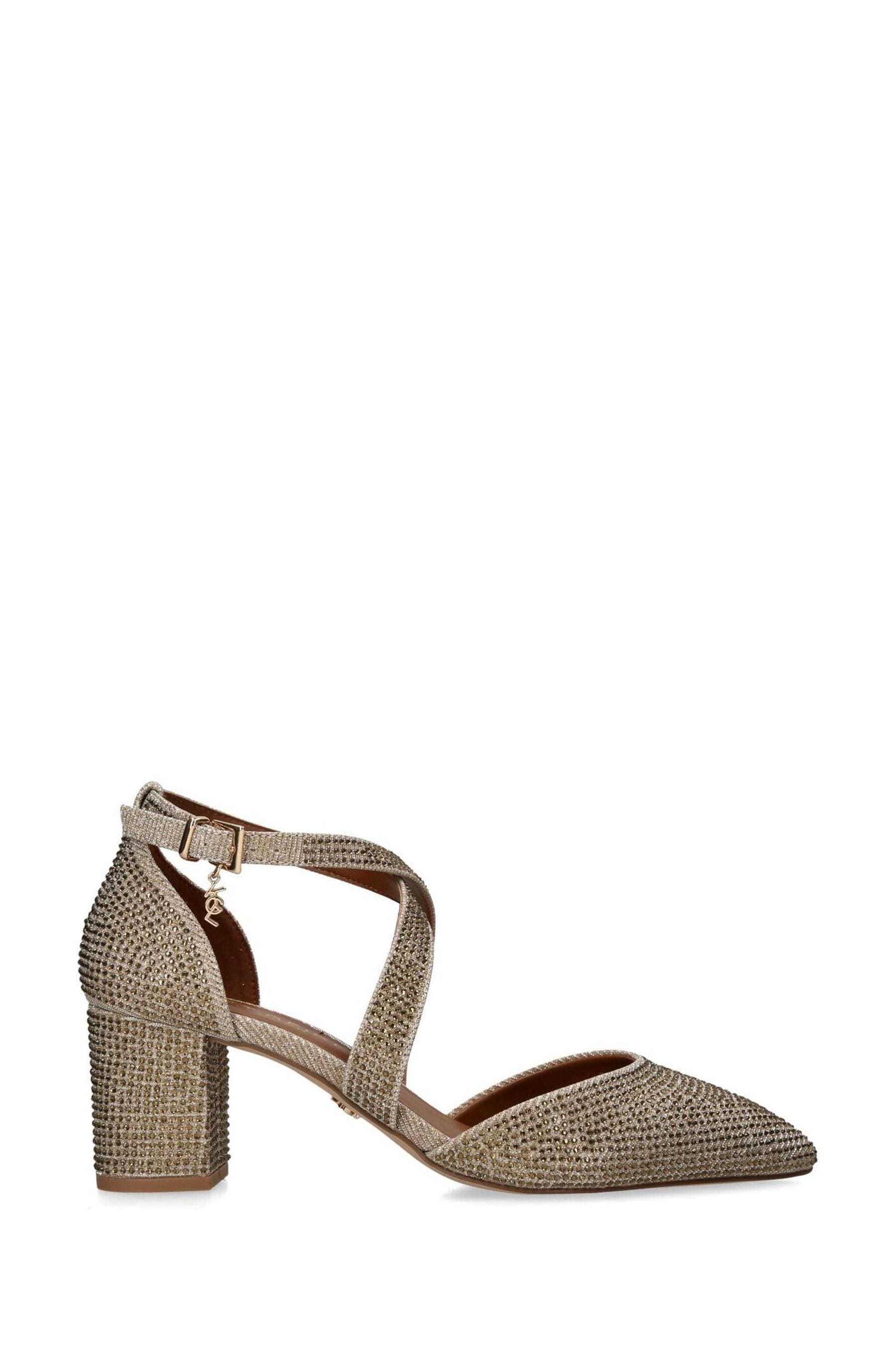 Kurt Geiger London Cream Klever Court Shoes