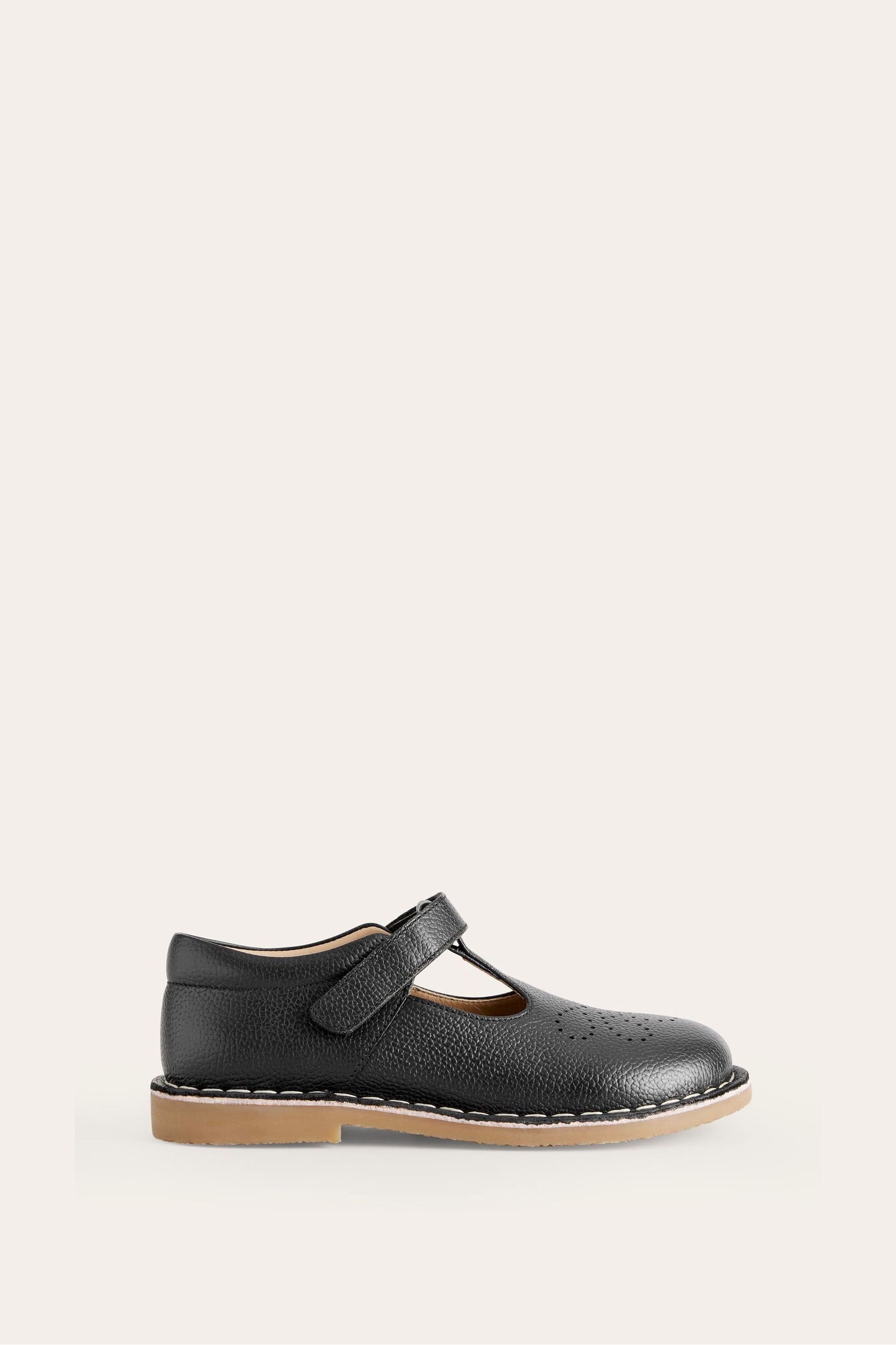 Buy Boden Black Leather T Bar School Shoes from the Next UK online