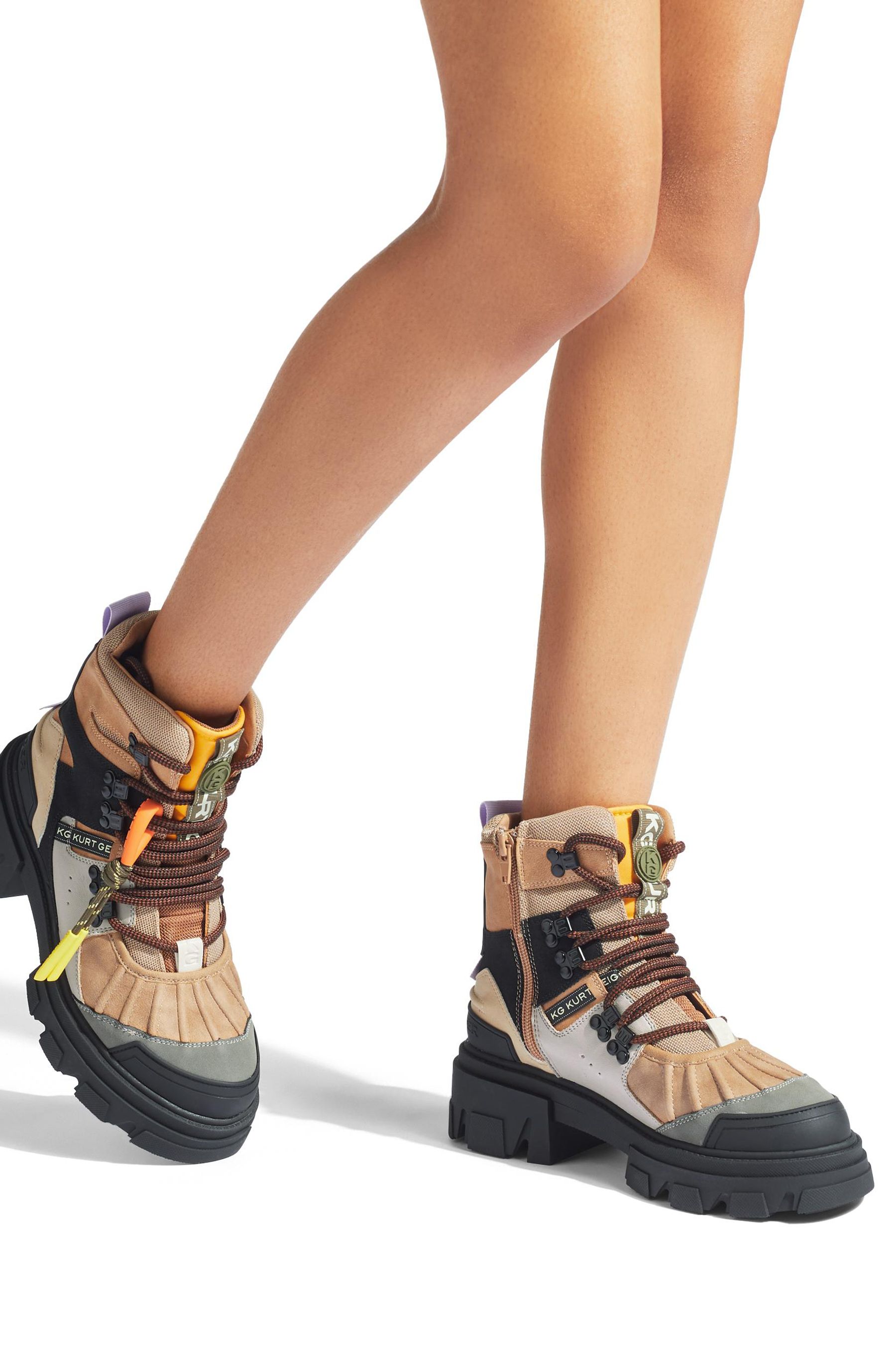 KG Kurt Geiger Natural Trekker Hiker Boots