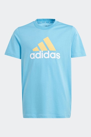 adidas Sky Blue Bold Logo T-Shirt