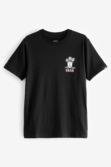 Vans Boys Peace Head Black T-Shirt