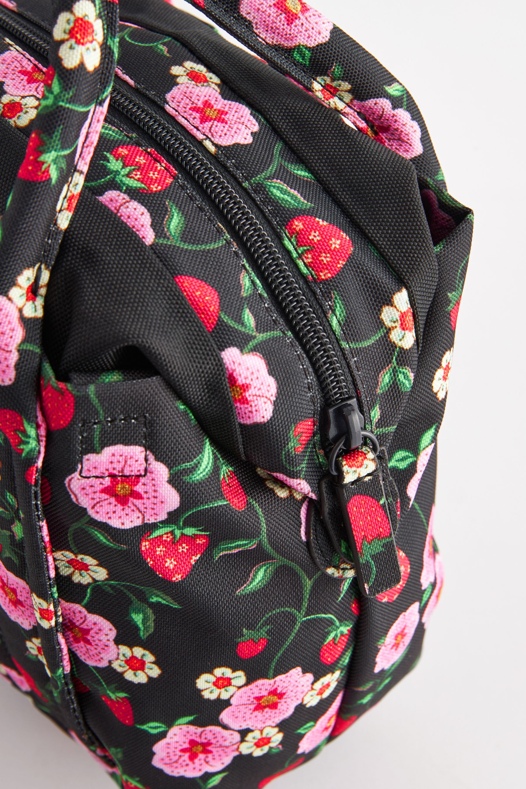 Black floral bag hot sale