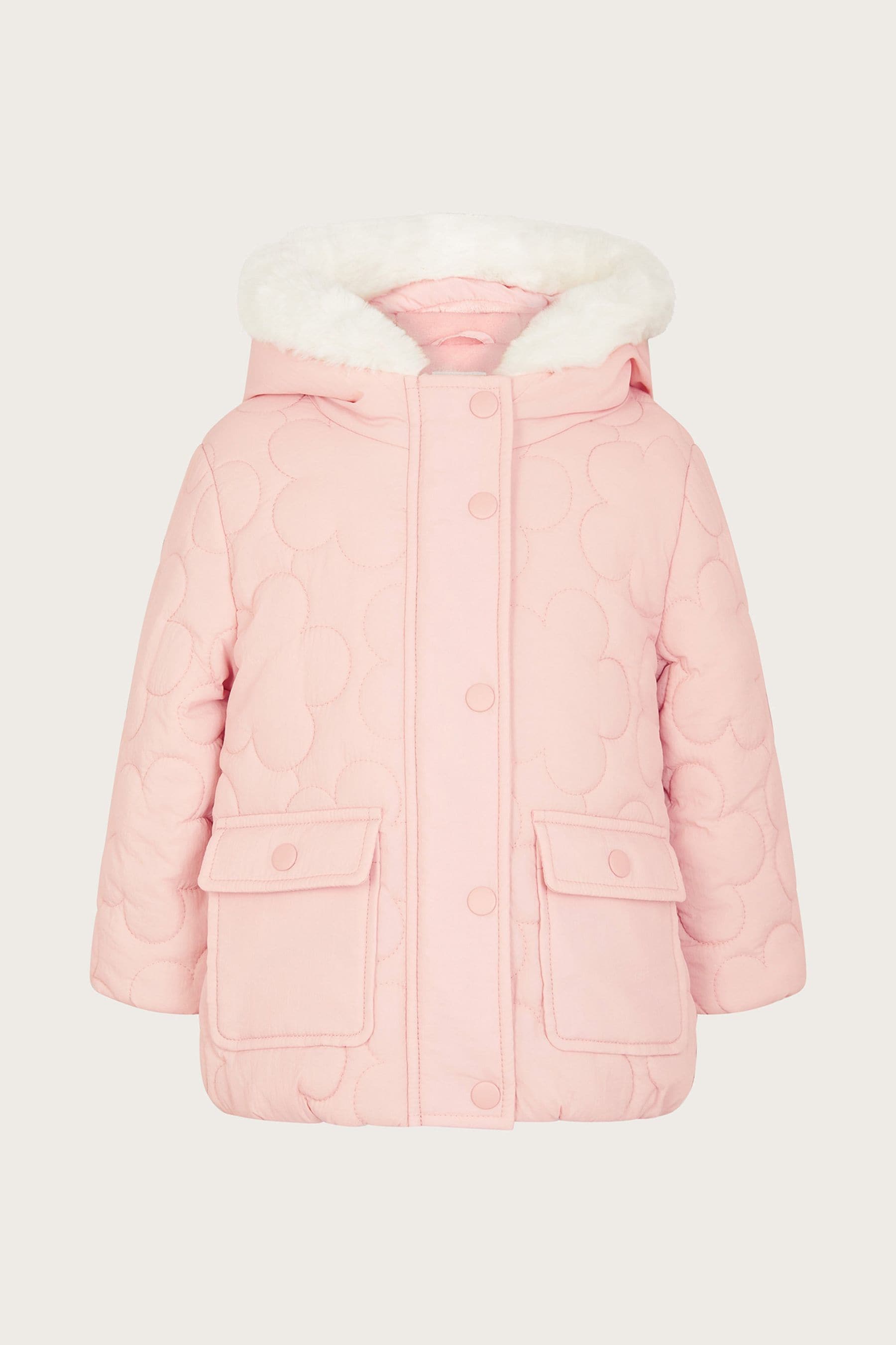 Baby pink coat hot sale