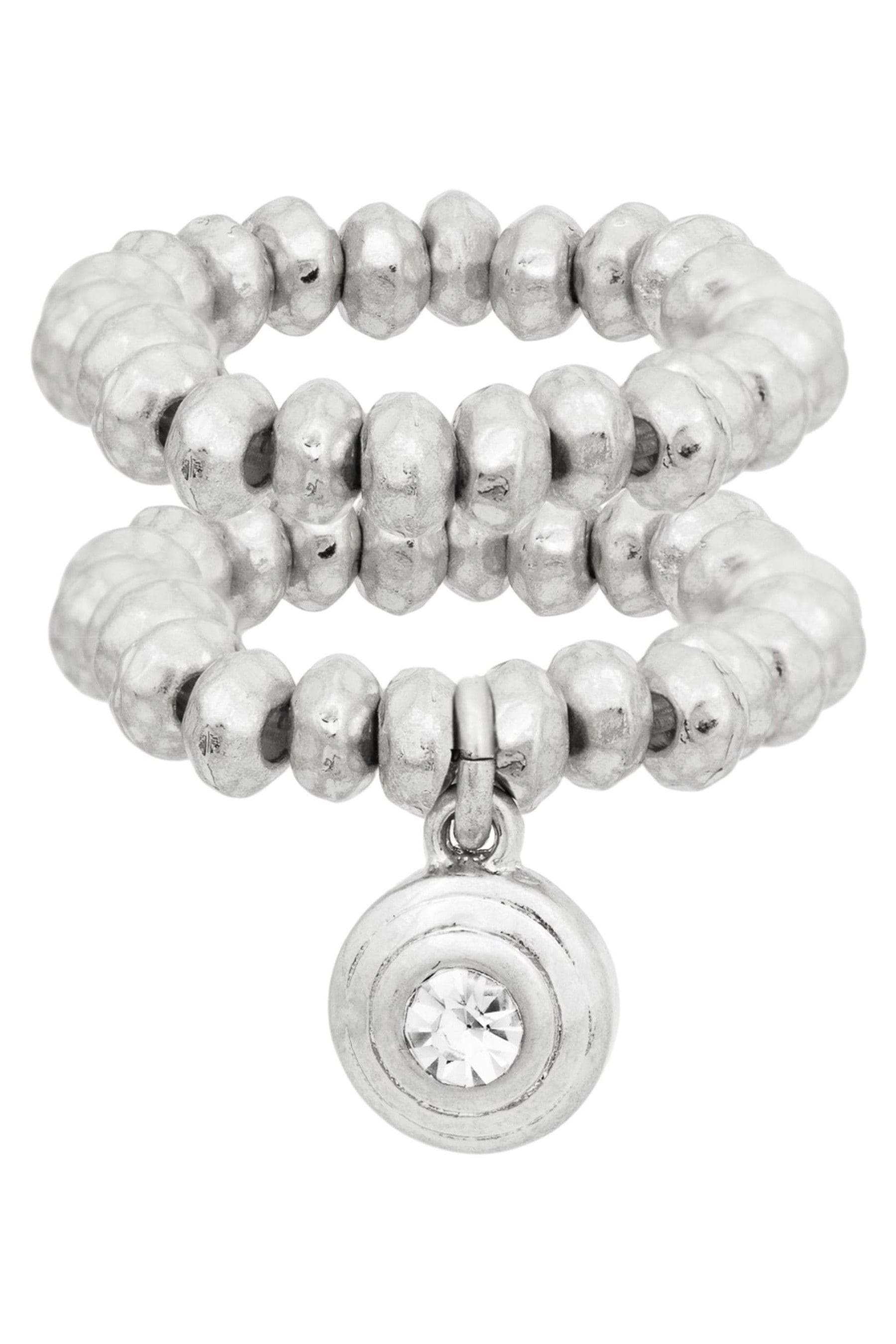 Buy Bibi Bijoux Silver Tone Harmony Adjustable Ring Set from the Next UK online shop