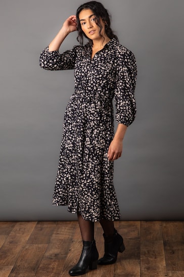Buy Lakeland Clothing Ariana Floral Black Midi Dress from the Next UK  online shop