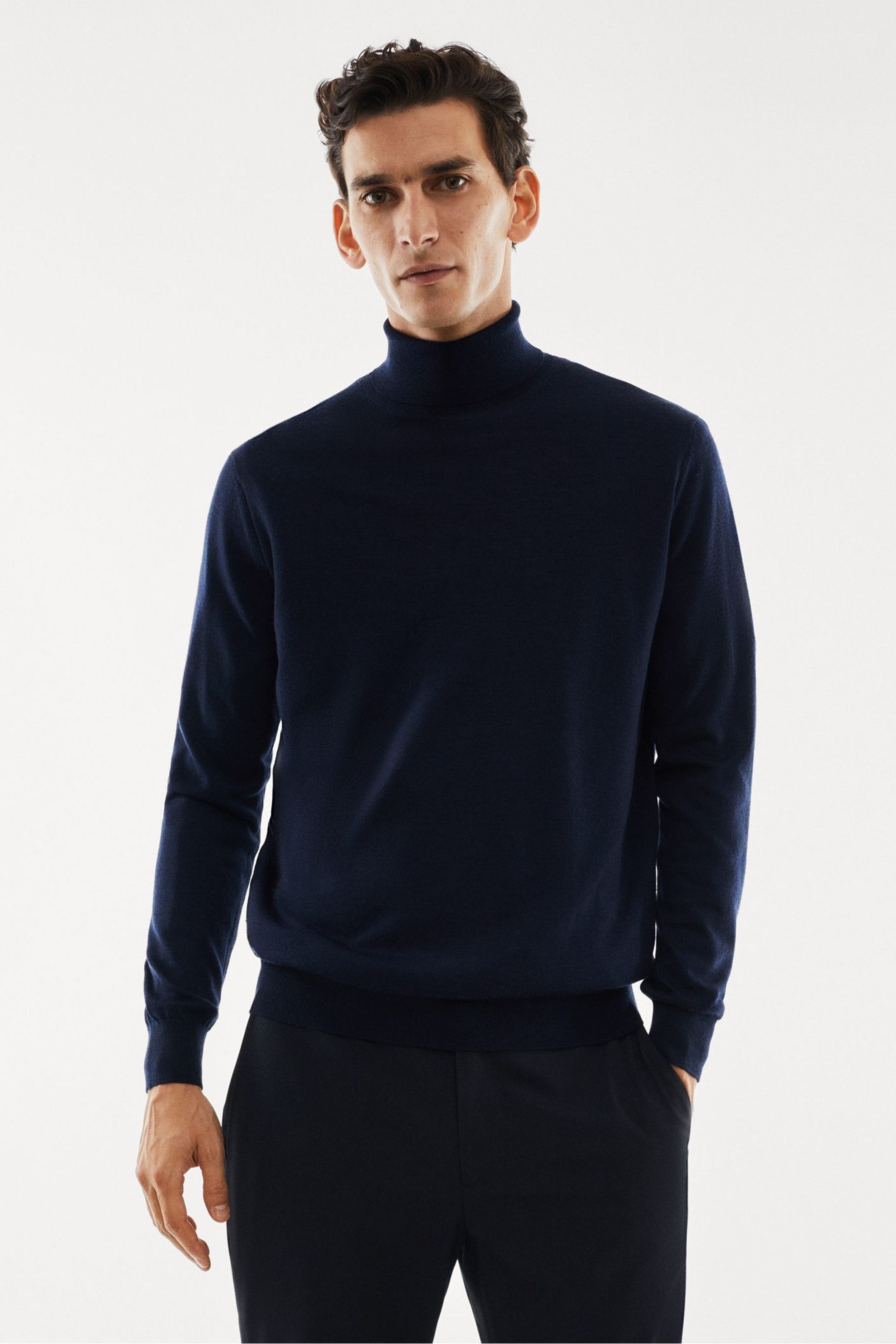 Buy Mango 100 Merino Wool Turtleneck Sweater from the Next UK