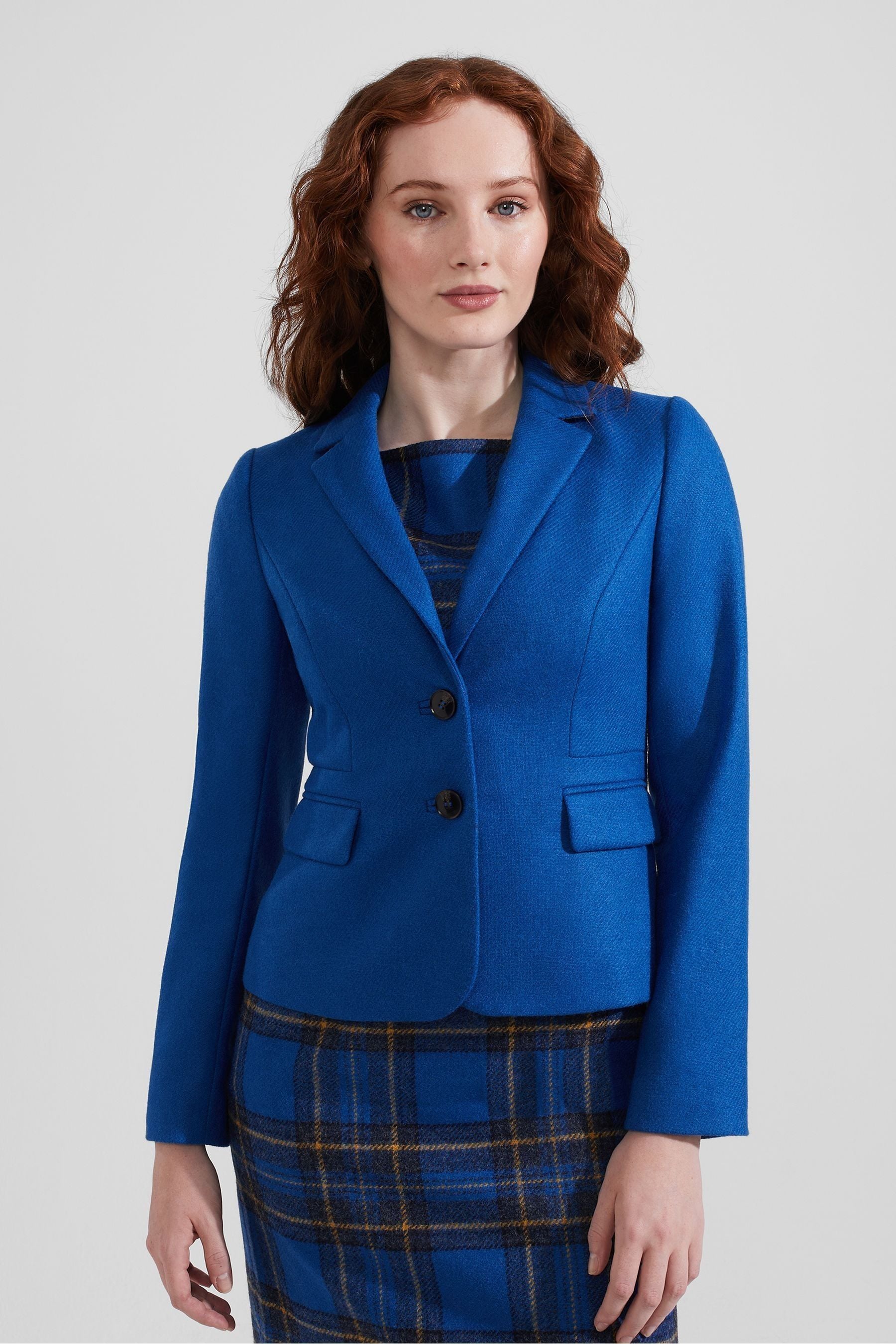 Hobbs hackness top jacket green