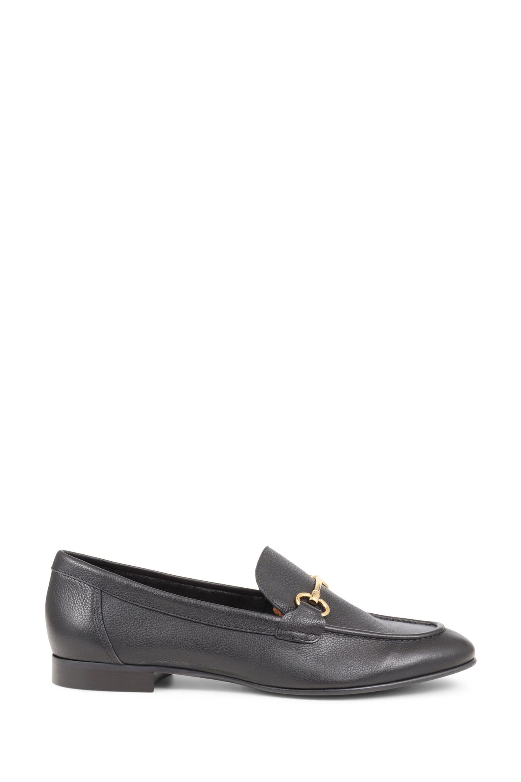 Jones Bootmaker Hana Leather Black Loafers
